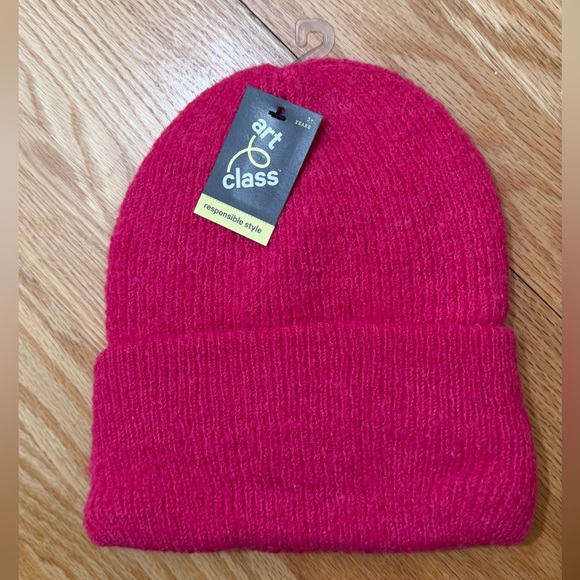 art class Accessories - NWT ART CLASS Vibrant Pink Knit Winter Beanie Hat (One Size Fits Most) 💗